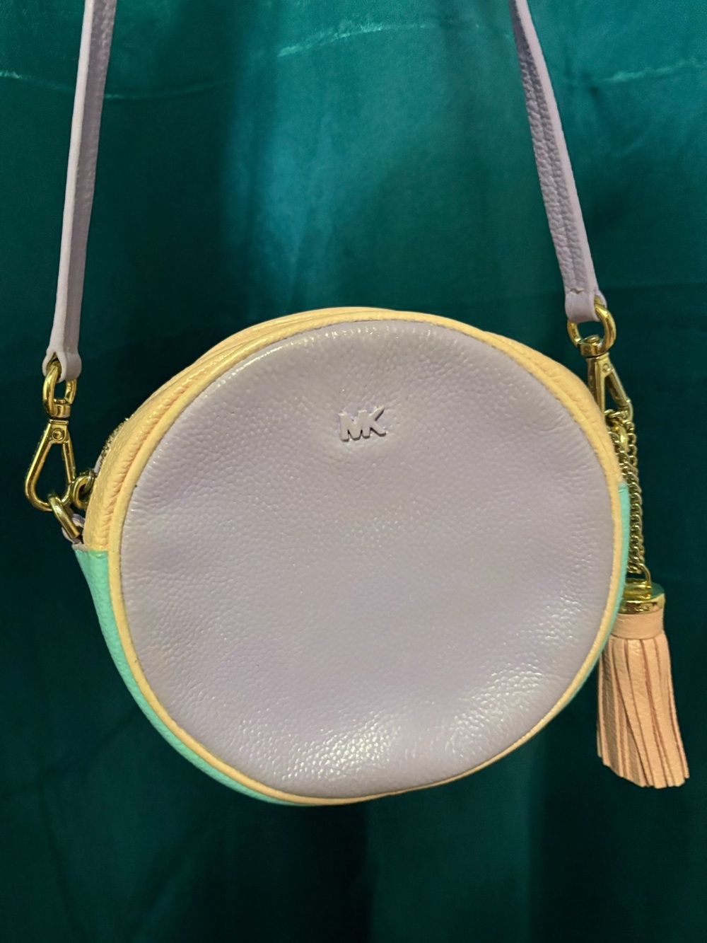 Michael Kors Round Crossbody - Lavender, Mint